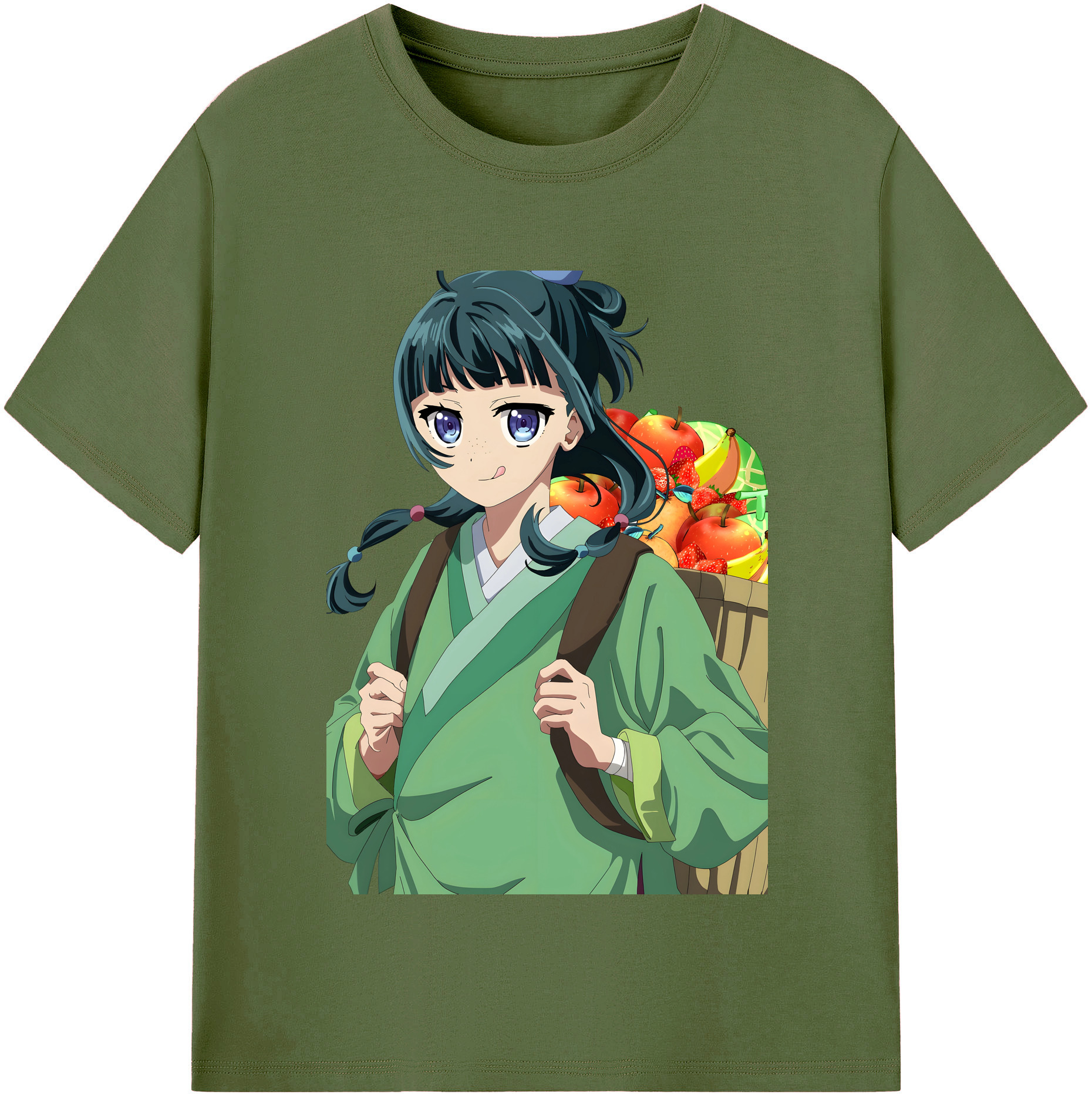 （画像用） 薬屋のひとりごと The Apothecary Diaries 綿100％半袖Tシャツ（フロントプリント）